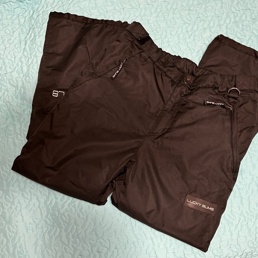 Lucky Bums black ski pants. Youth XL